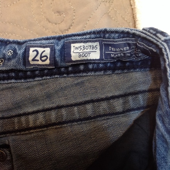 🦋 Mis me boot cut jeans size 26X33 - Picture 5 of 7